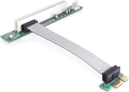 Picture of Delock Riser Card PCI Express x1 > 1 x PCI with flexible cable 13 cm left insertion