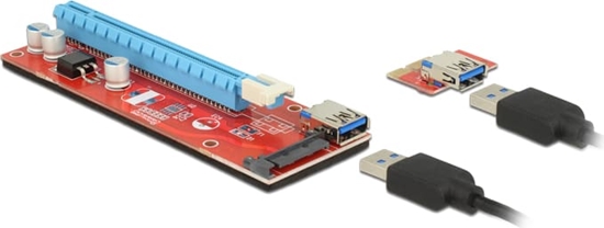 Picture of Delock Riser Card PCI Express x1 > x16 with 60 cm USB cable