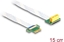 Picture of Delock Riser Card PCI Express x1 male to x1 slot 90° angled with FPC cable 15 cm