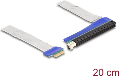 Picture of Delock Riser Card PCI Express x1 male to x16 slot with cable 20 cm