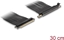 Picture of Delock Riser Card PCI Express x16 male to x16 slot 90° angled with cable 30 cm