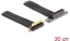 Picture of Delock Riser Card PCI Express x4 male 90° angled to x4 slot 90° angled with cable 30 cm