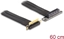 Picture of Delock Riser Card PCI Express x4 male 90° angled to x4 slot 90° angled with cable 60 cm