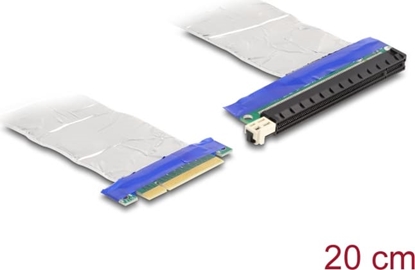 Picture of Delock Riser Card PCI Express x8 male to x16 slot with cable 20 cm