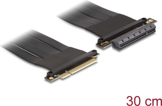 Picture of Delock Riser Card PCI Express x8 male to x8 slot with cable 30 cm