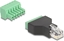 Picture of Delock RJ12 plug to Terminal Block Adapter 6 pin 2-part