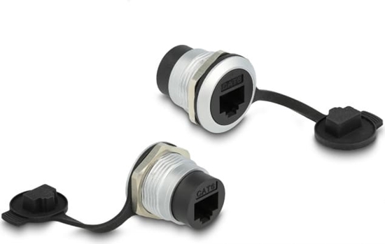 Picture of Delock RJ45 Cat.6 built-in connector with protective dust cap