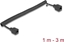 Picture of Delock RJ45 Coiled Cable jack to jack Cat.5e UTP 1 m to 3 m black
