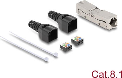 Picture of Delock RJ45 Coupler LSA to LSA with strain relief Cat.8.1 toolfree