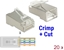 Изображение Delock RJ45 Crimp+Cut Plug Cat.6 STP 20 pieces