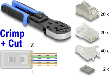 Picture of Delock RJ45 Crimp+Cut Toolkit