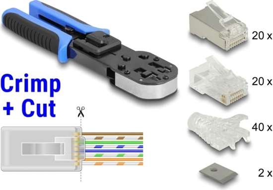 Picture of Delock RJ45 Crimp+Cut Toolkit