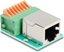 Picture of Delock RJ45 female to Terminal Block with push-button Cat.5e