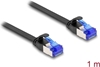 Picture of Delock RJ45 Flat Patch Cable plug to plug Cat.6A flexible 1 m black