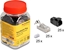 Picture of Delock RJ45 Modular Plug with strain relief Cat.8.1 and bend protection boots 25 pcs set