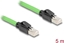Attēls no Delock RJ45 Network Cable Cat.6A plug to plug SF/UTP suitable for drag chains PUR (TPU) 5 m green