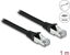 Attēls no Delock RJ45 Network Cable Cat.6A S/FTP PUR Outdoor 1 m black