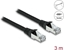 Изображение Delock RJ45 Network Cable Cat.6A S/FTP PUR Outdoor 3 m black