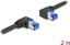 Picture of Delock RJ45 Network Cable Cat.6A S/FTP right / left angled 2 m black