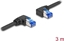 Picture of Delock RJ45 Network Cable Cat.6A S/FTP right / left angled 3 m black