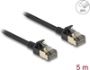 Picture of Delock RJ45 Network Cable Cat.8.1 F/FTP Slim Pro 5 m black