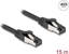 Attēls no Delock RJ45 Network Cable Cat.8.1 S/FTP 15 m up to 40 Gbps black