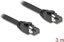 Picture of Delock RJ45 Network Cable Cat.8.1 S/FTP 3 m up to 40 Gbps black