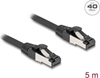Picture of Delock RJ45 Network Cable Cat.8.1 S/FTP 5 m up to 40 Gbps black
