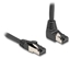 Изображение Delock RJ45 Network Cable Cat.8.1 S/FTP 90° upwards angled / straight 1 m black
