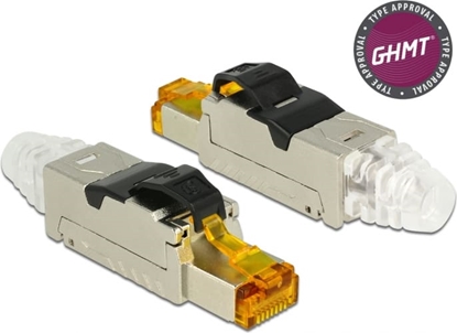 Picture of Delock RJ45 Plug field assembly Cat.8.1 metal