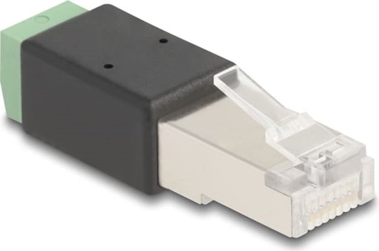 Picture of Delock RJ45 plug to Terminal Block Adapter 2 pin