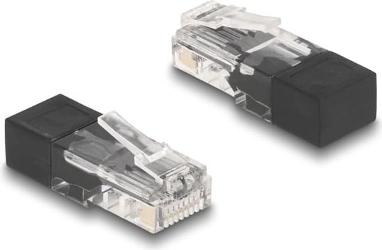 Picture of Delock RJ45 plug with terminating resistor