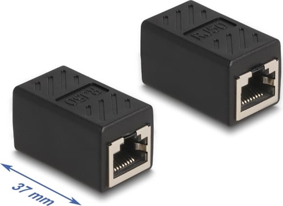 Picture of Delock RJ50 Adapter jack to jack black