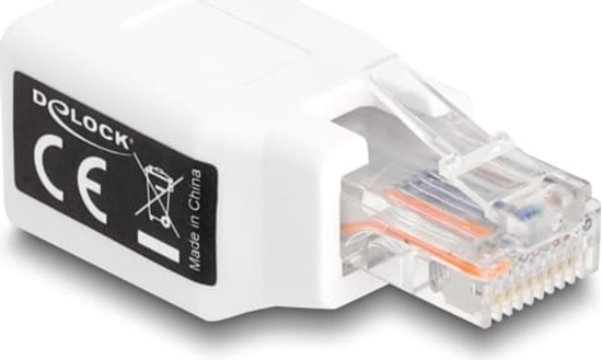 Picture of Delock RJ50 Adapter male to female white