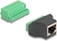 Изображение Delock RJ50 female to Terminal Block Adapter with push-button