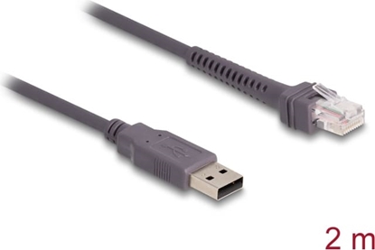 Picture of Delock RJ50 to USB 2.0 Type-A Barcode Scanner Cable 2 m