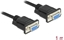 Picture of Delock RS-232 Cable Serial D-Sub9 female to female null modem with narrow plug housing 1 m