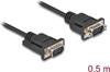 Picture of Delock RS-232 Cable Serial D-Sub9 male to male with narrow plug housing 0.5 m