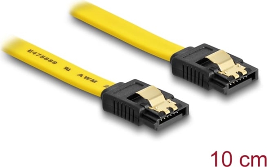 Picture of Delock SATA 6 Gb/s Cable 10 cm yellow