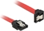 Изображение Delock SATA 6 Gb/s Cable straight to downwards angled 70 cm red