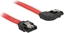 Picture of Delock SATA 6 Gb/s Cable straight to right angled 20 cm red