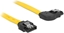 Picture of Delock SATA 6 Gb/s Cable straight to right angled 50 cm yellow