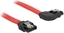 Picture of Delock SATA 6 Gb/s Cable straight to right angled 50 cm red