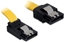 Attēls no Delock SATA 6 Gb/s Cable straight to upwards angled 70 cm yellow