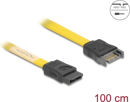 Picture of Delock SATA 6 Gb/s Extension Cable 100 cm yellow