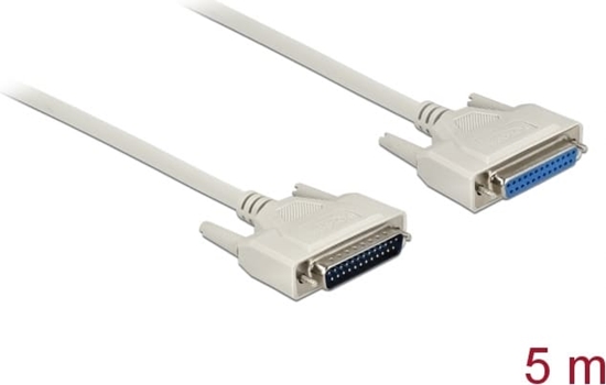Picture of Delock Serial Cable D-Sub 25 male to female 5 m