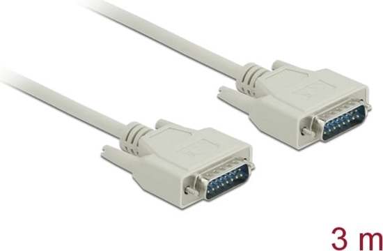 Picture of Delock Serial Cable D-Sub15 male to male 3 m