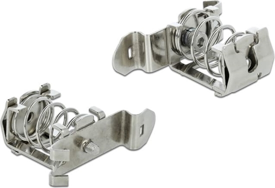 Picture of Delock Shield Clamp for DIN Rail - Cable diameter 4 - 13.5 mm