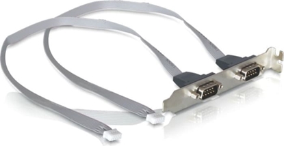 Picture of Delock slot bracket 2 x COM port with 2 mm pitch