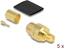 Attēls no Delock SMA jack for crimping LMR400 with matching shrink tube